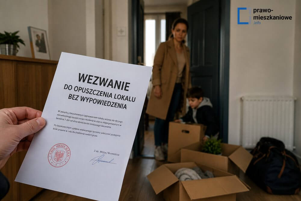 Gmina żąda opuszczenia lokalu bez wypowiedzenia – jak reagować?